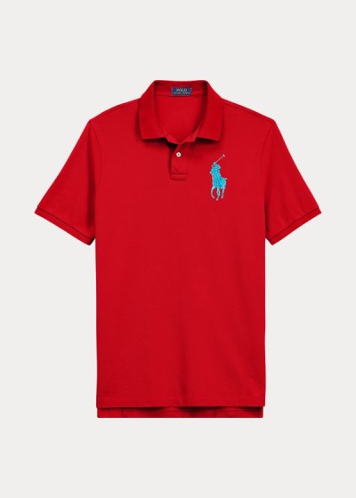 Men's Polo Ralph Lauren Custom Slim Fit Mesh Polos | 759864PKR